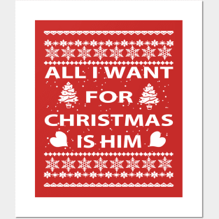 All I Want For Christmas Posters and Art